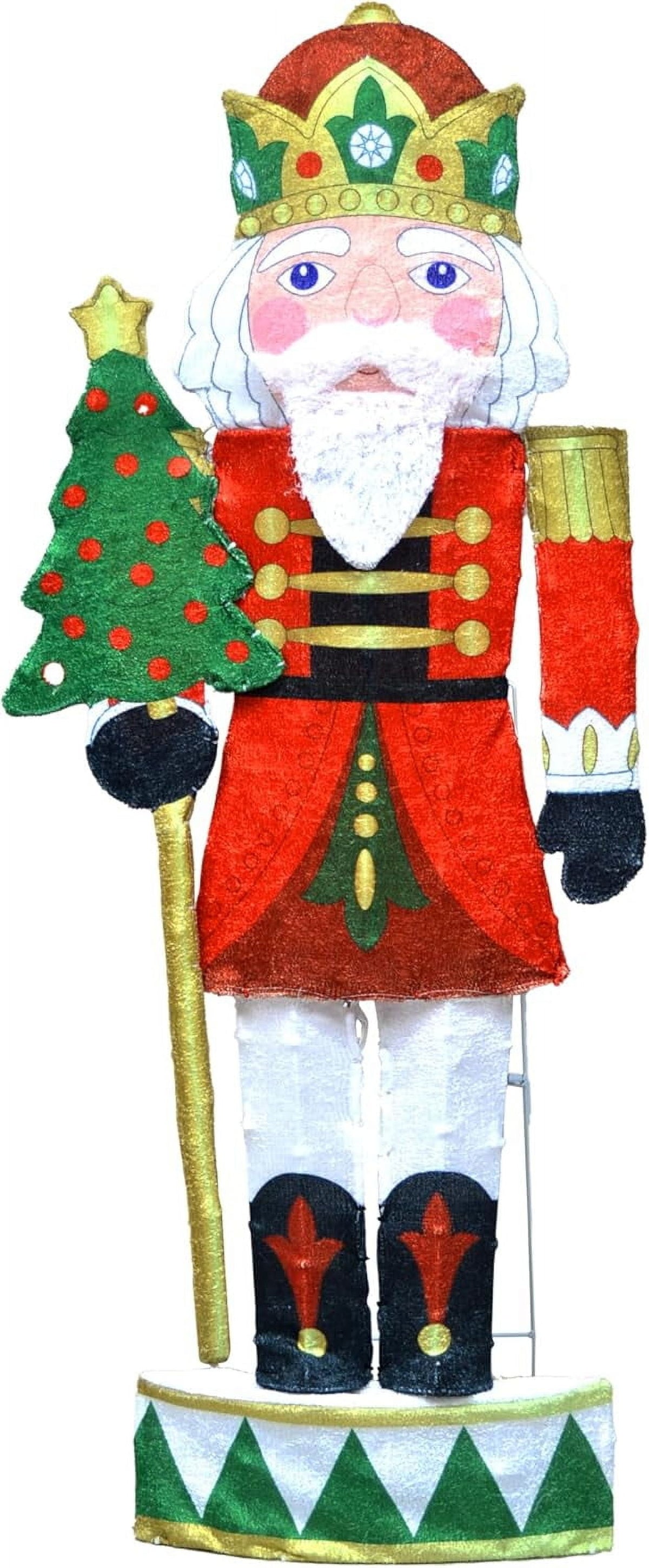 48 Inch Hallmark Keepsakes Christmas Noble Nutcracker Holiday Outdoor LED Yard Decor