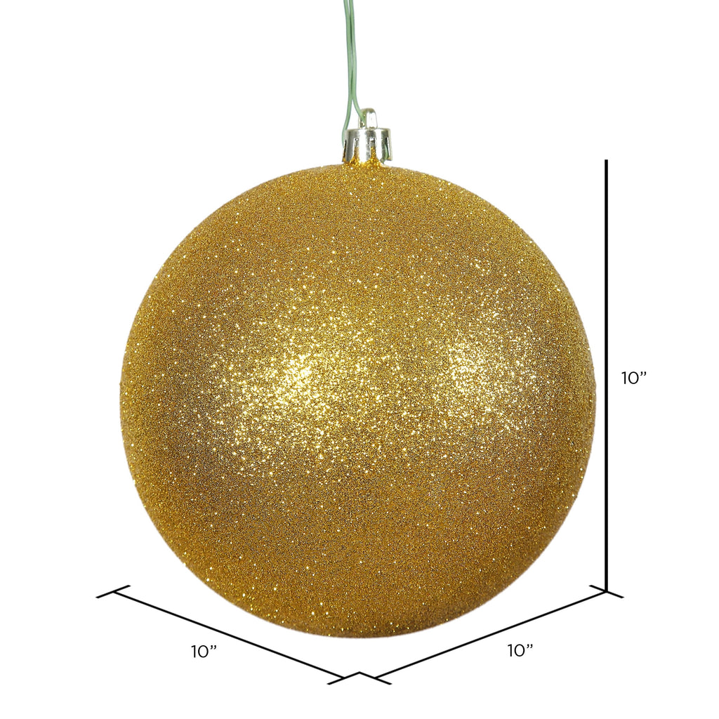 Vickerman 10" Sea Foam Candy Ball Ornament