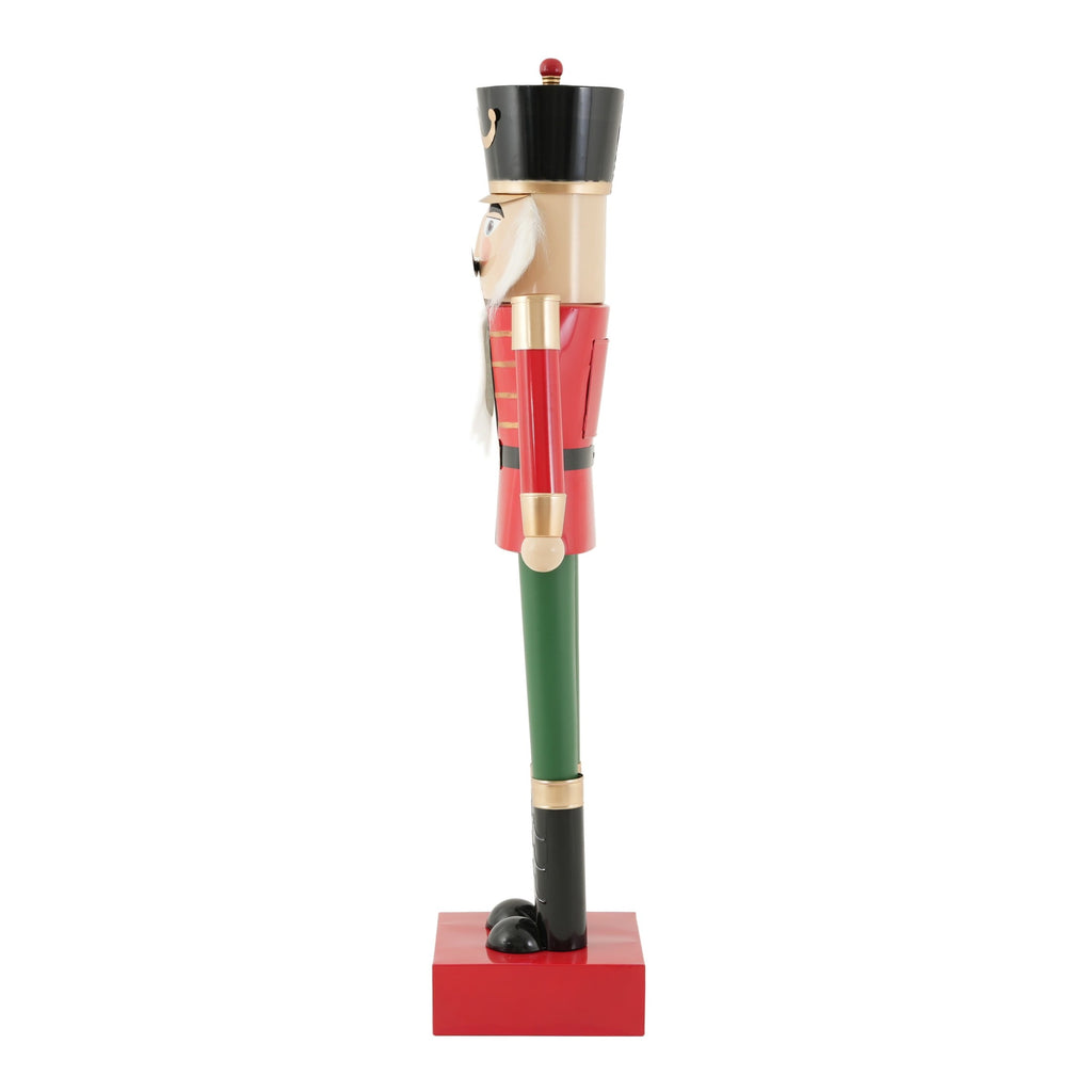 Christopher Knight Home 64" Iron King Nutcracker Soldier with Scepter, Ornament Christmas Decoration