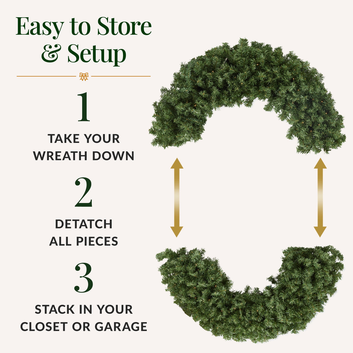 Best Choice Products 48in Artificial Pre-Lit Fir Christmas Wreath Decor w/ Red Bow, 250 LED Lights, 714 Tips, Plug-In