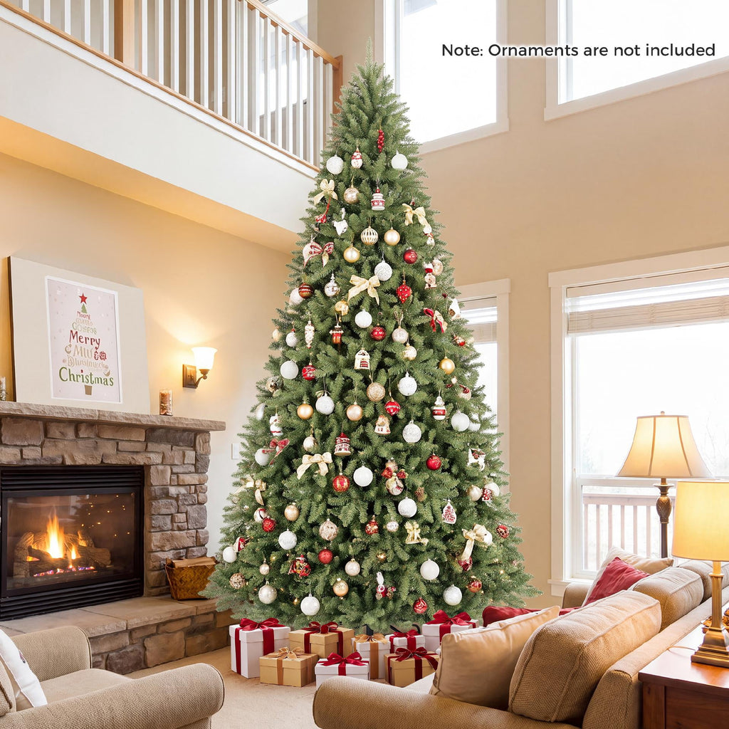 Costway 4 ft Artificial Christmas Tree with 559 Lush PVC Branch Tips & Folding Metal Stand