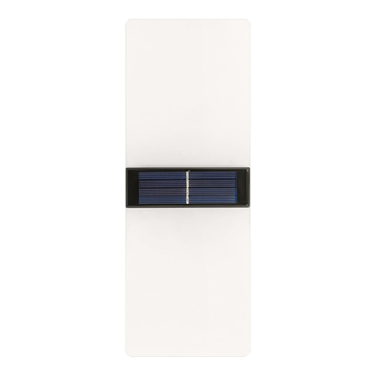 Gnmfd 2 Pack Solar Wall Lights Outdoor, LED IP65 Solar Fence Lights with Auto On/Off, Energy Saving Decorative Garden Lighting for Backyard Garage Pathway Yard Patio