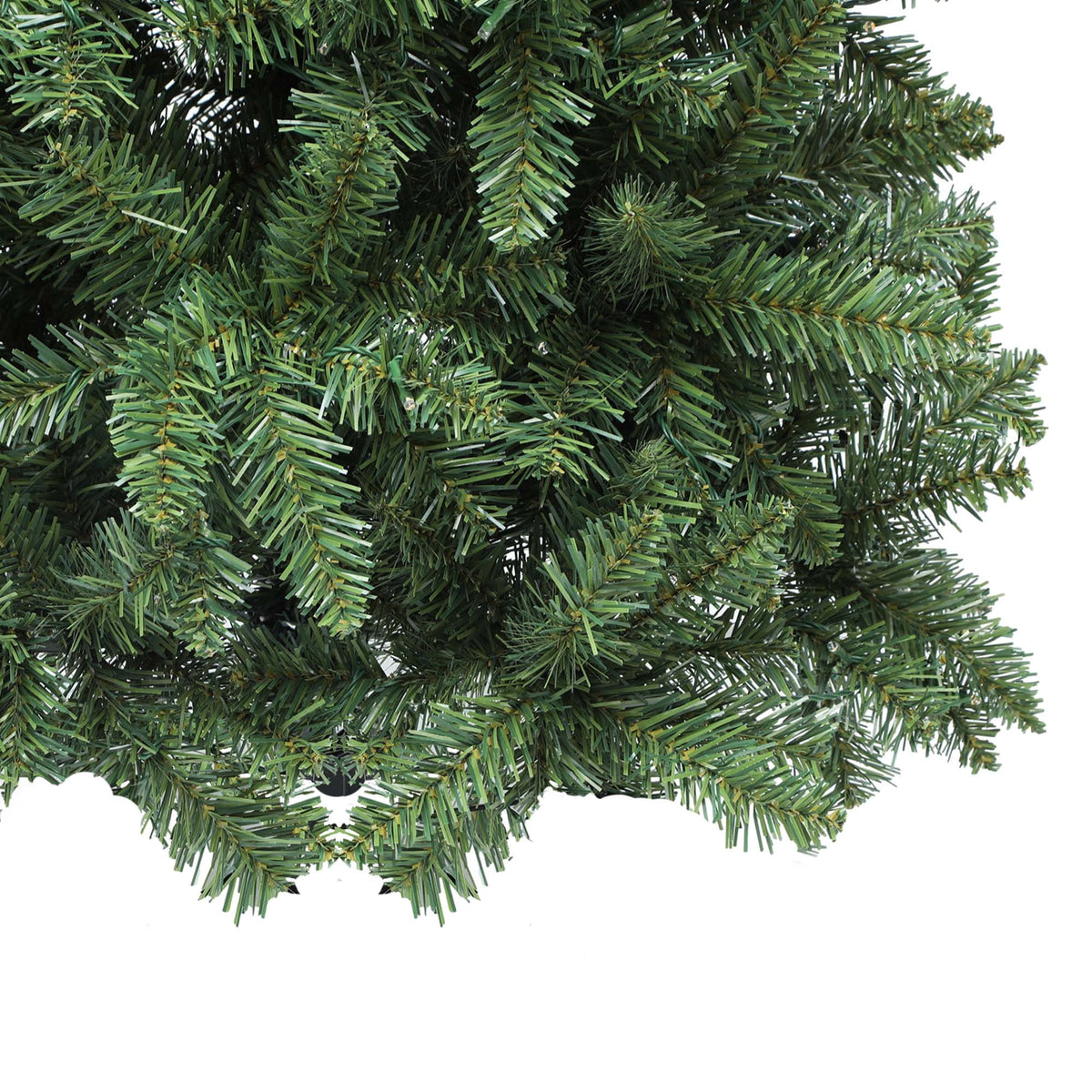Uforic 7.5ft Pre-lit Artificial Pencil Christmas Tree with 1000 Branch Tips & 350 Lights, Remote Control, 11 Light Modes, Green