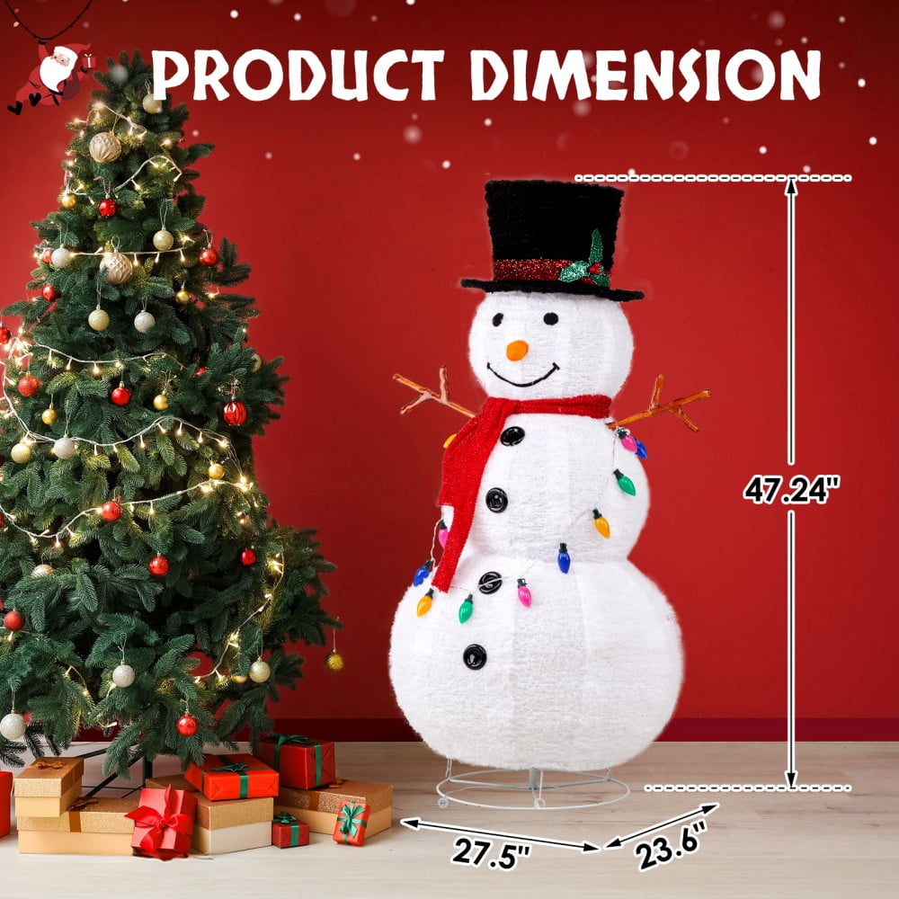 JOY Letter Sign Decoration - Lighted Home Scene Yard Sign Decor with Warm White Light - Indoor Outdoor Christmas Display for Lawn Garden - 47.2in Tall