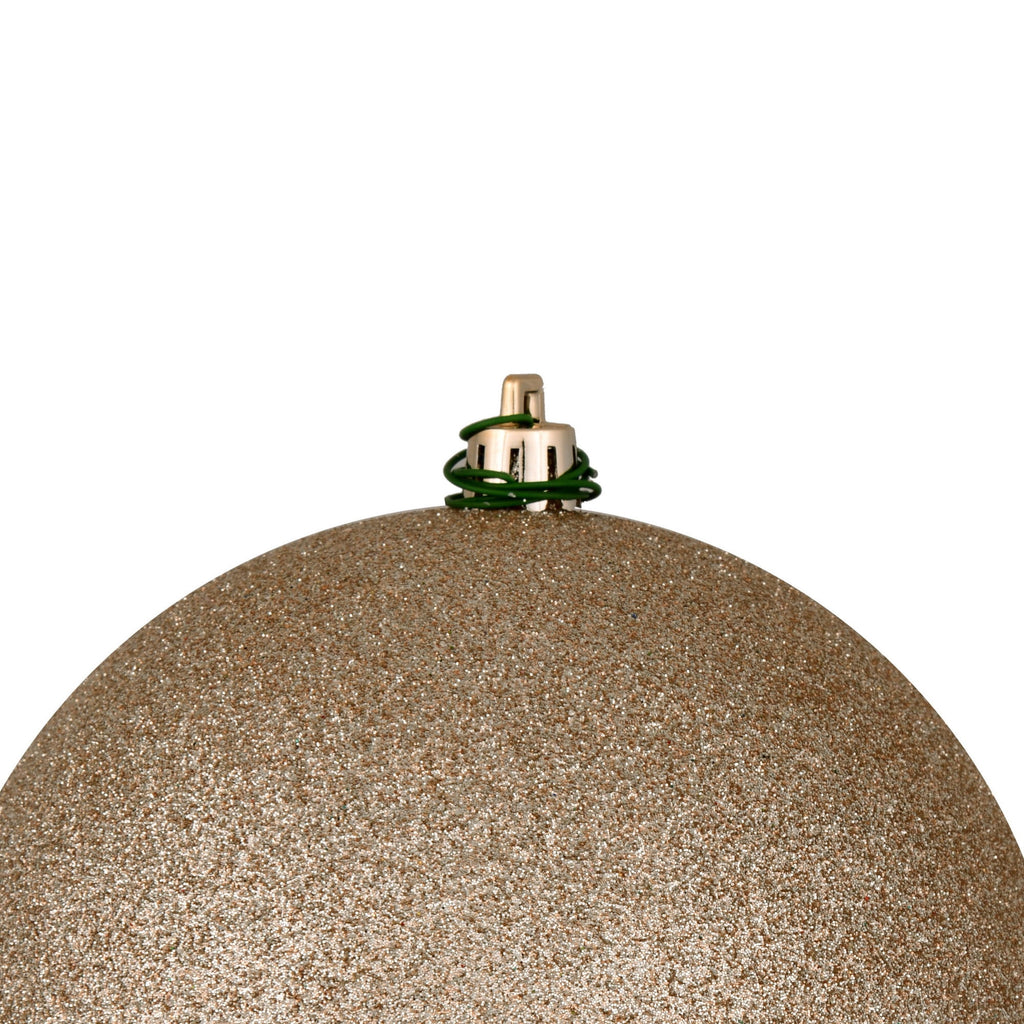 Vickerman 10" Sea Foam Candy Ball Ornament