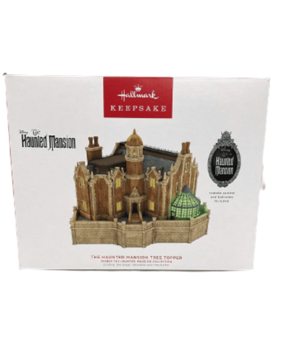 Disney The Haunted Mansion Collection The Haunted Mansion Musical Christmas Tree Topper With Light