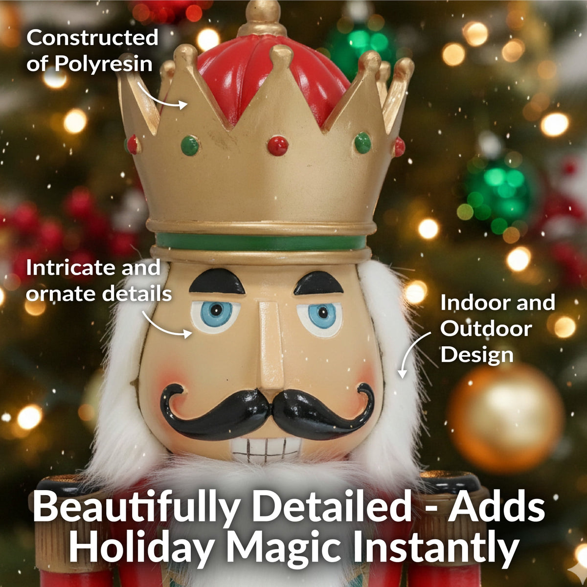 Sunnydaze Matthias the Nutcracker Prince Indoor/Outdoor Christmas Decor