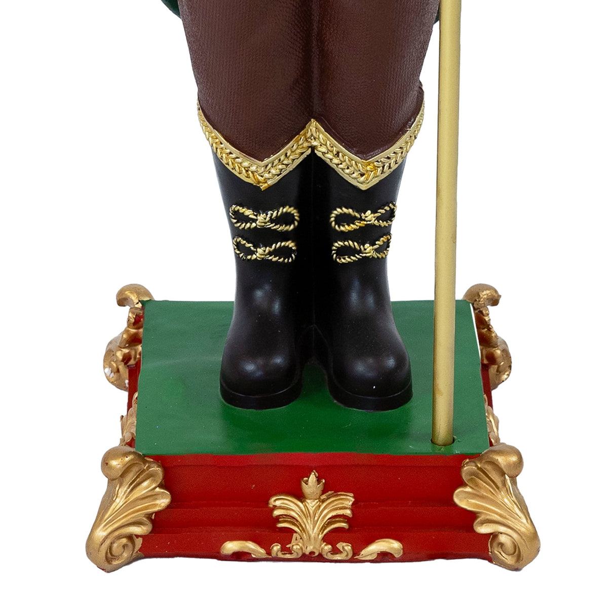 Sunnydaze Green Polyresin Guardian of the North Pole Nutcracker Christmas Statue, 37"