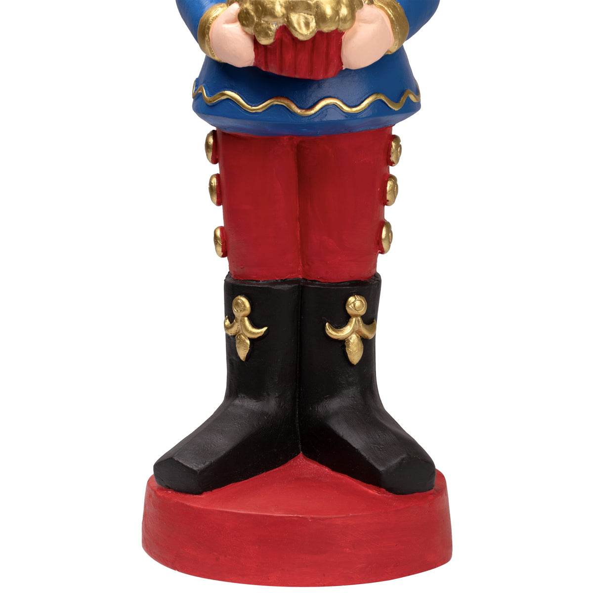 LED Lighted Nutcracker Soldier with Christmas Tree - 29" - Blue and Red