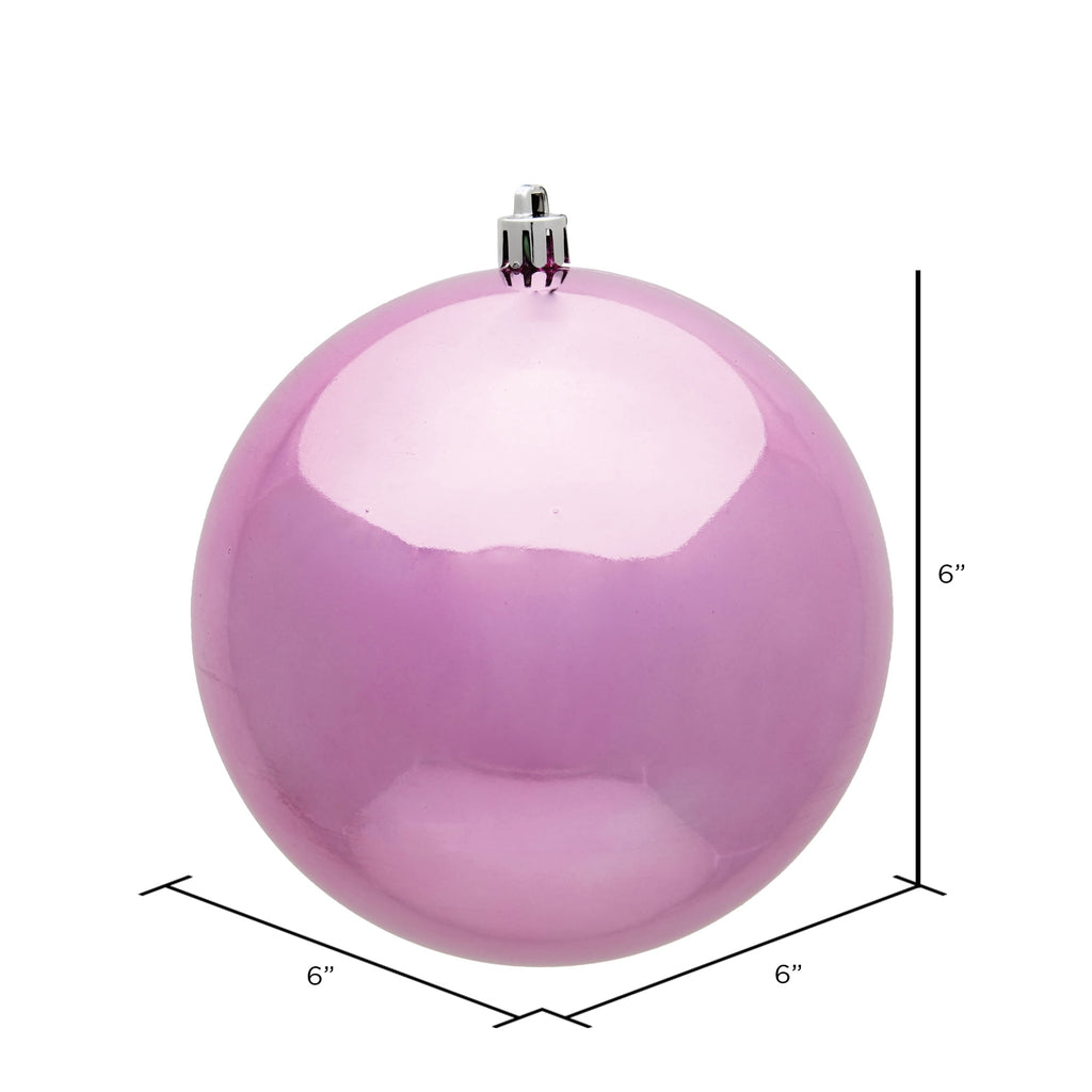 Vickerman 6" Moss Green Sequin Ball Ornament, 4 per Bag