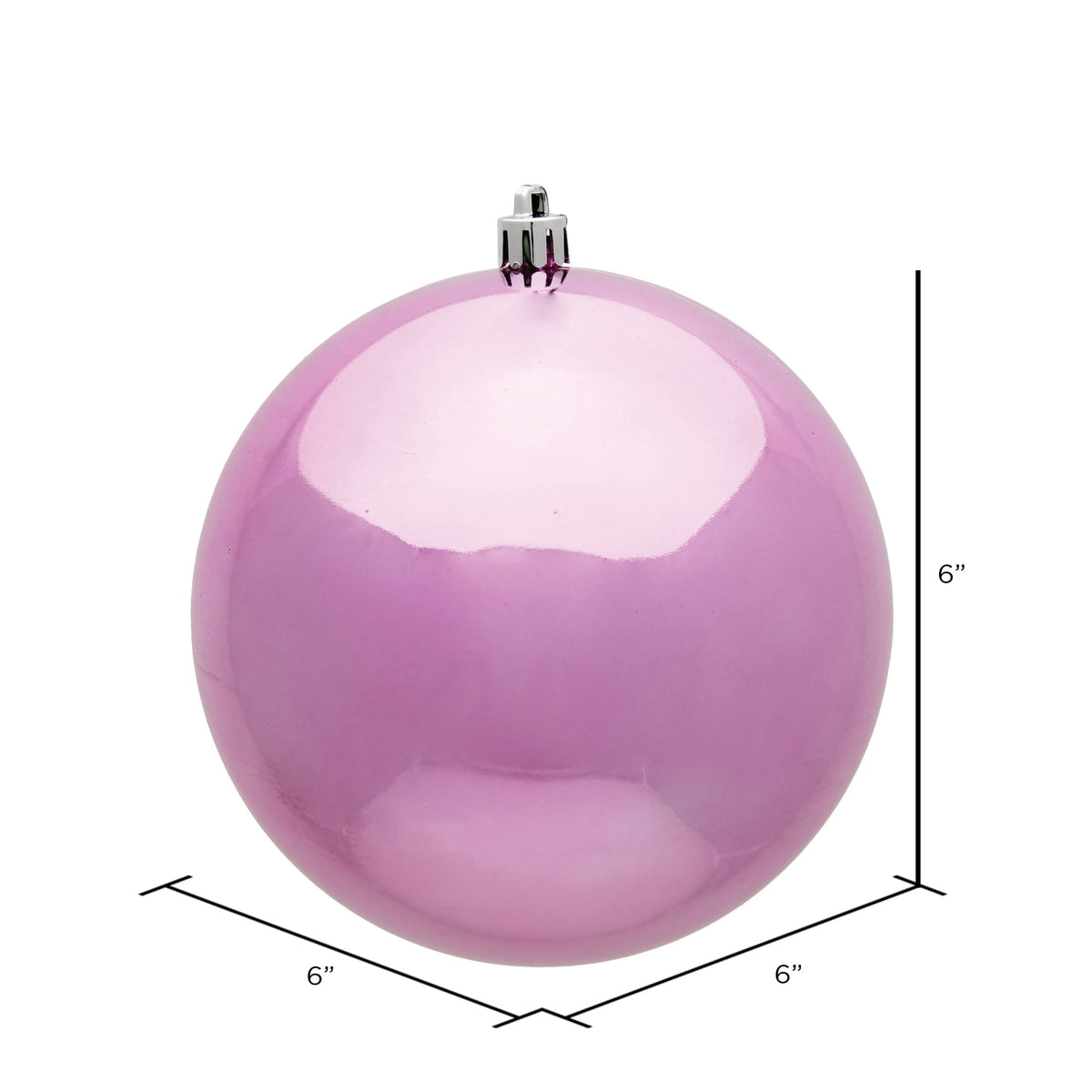 Vickerman 6" Moss Green Sequin Ball Ornament, 4 per Bag