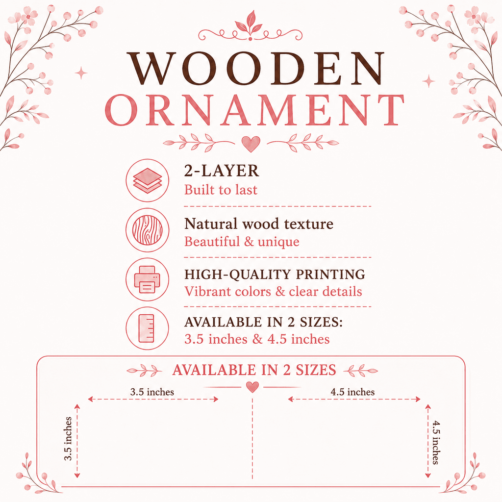 2-Layer Wooden Ornament Nutcracker Christmas Tree Hanging for Holiday Gifts