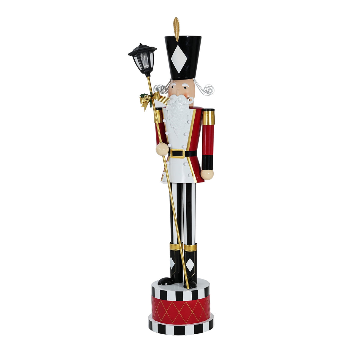 Christopher Knight Home 64" Iron King Nutcracker Soldier with Scepter, Ornament Christmas Decoration