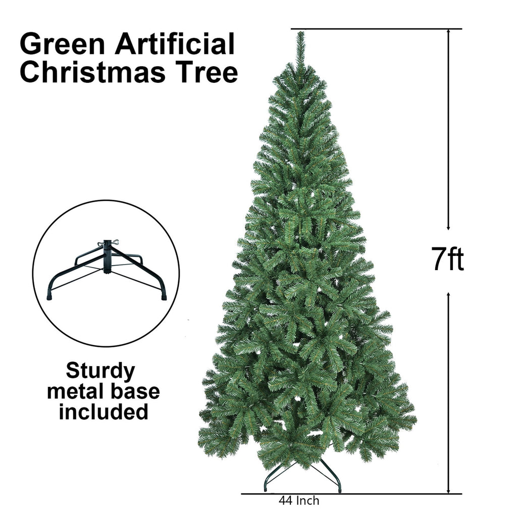 Makeatree 5ft Pre-lit Christmas Tree with 250 LED Lights, Aspen Fir, Layered & Sparse Design, Hinged Artificial Green Christmas Tree with PE&PVC Branch Tips, Fake Xmas Tree Indoor