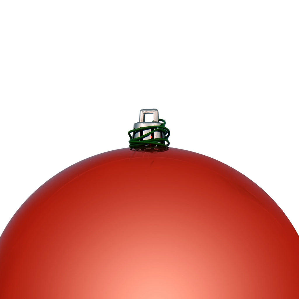 Vickerman 10" Sea Foam Candy Ball Ornament