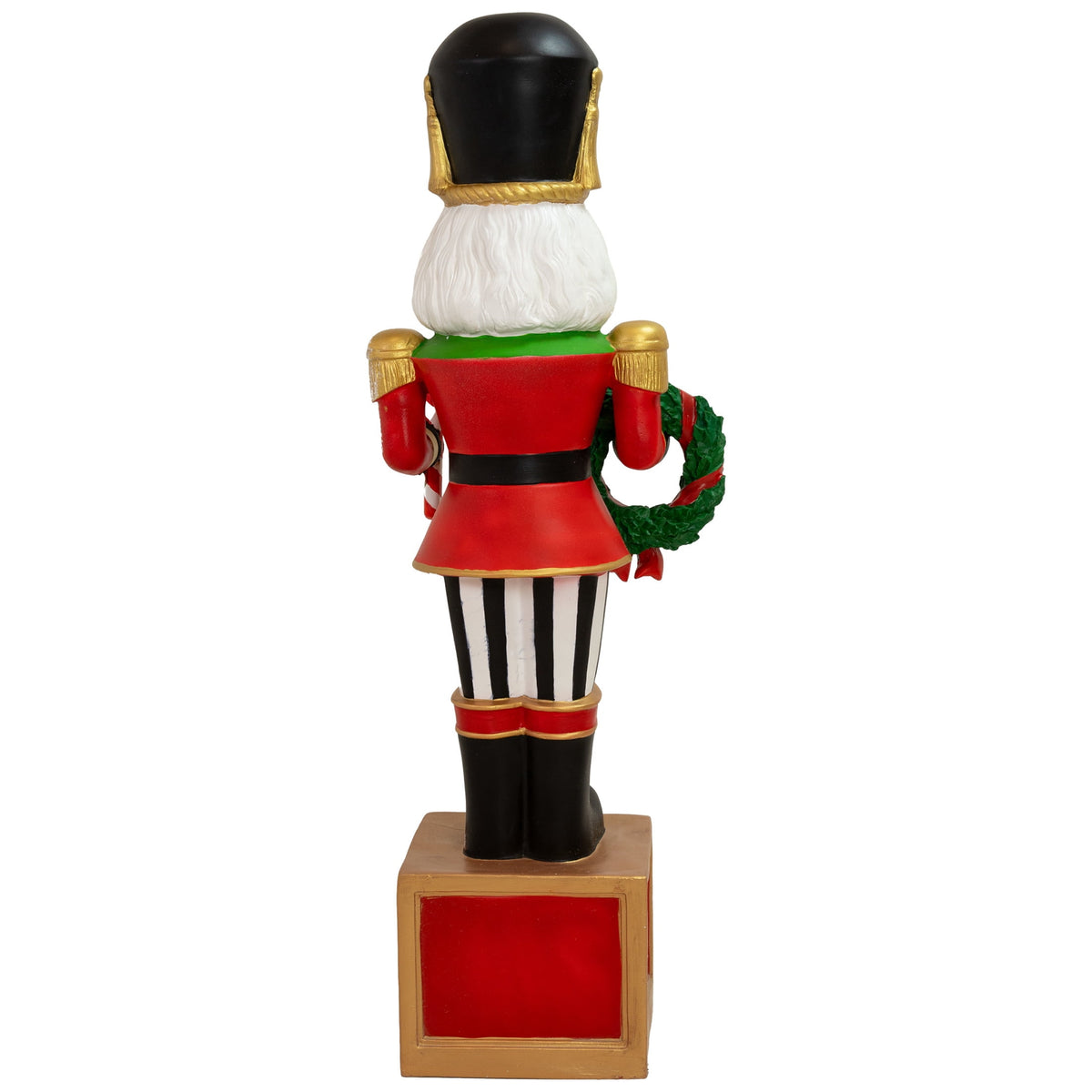 Sunnydaze Green Resin Karl the Christmas Nutcracker Statue, 48"