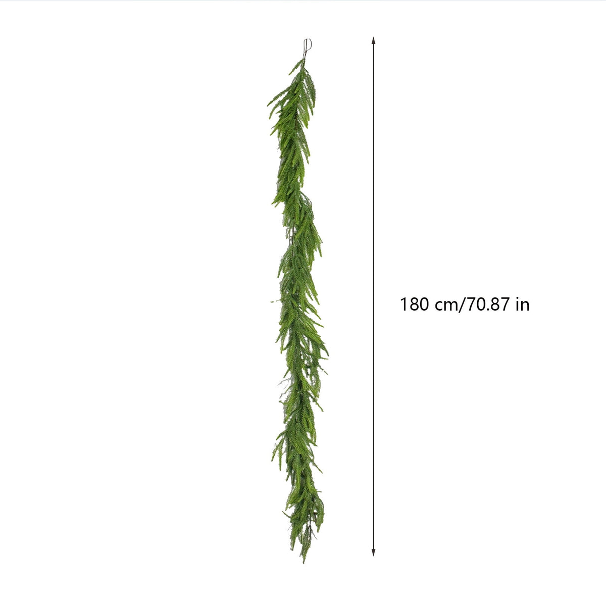 RBCKVXZ 5 FT Christmas Garland Thick and Realistic Artificial Cedar Garland Green Faux Needles Garland for Christmas Winter Home Mantel Fireplace Holiday Party Decorations