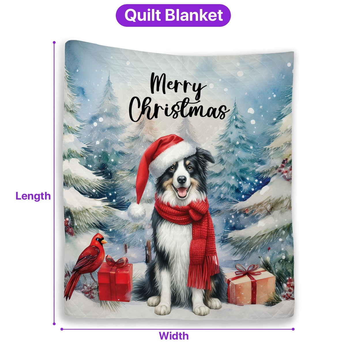 Merry Christmas French Bulldog Enjoys Woofmas Winter Xmas Holiday Quilt Bedding Set Dog Lover Gifts 1 Blanket Bed Cover 2 Pillowcases - 02022