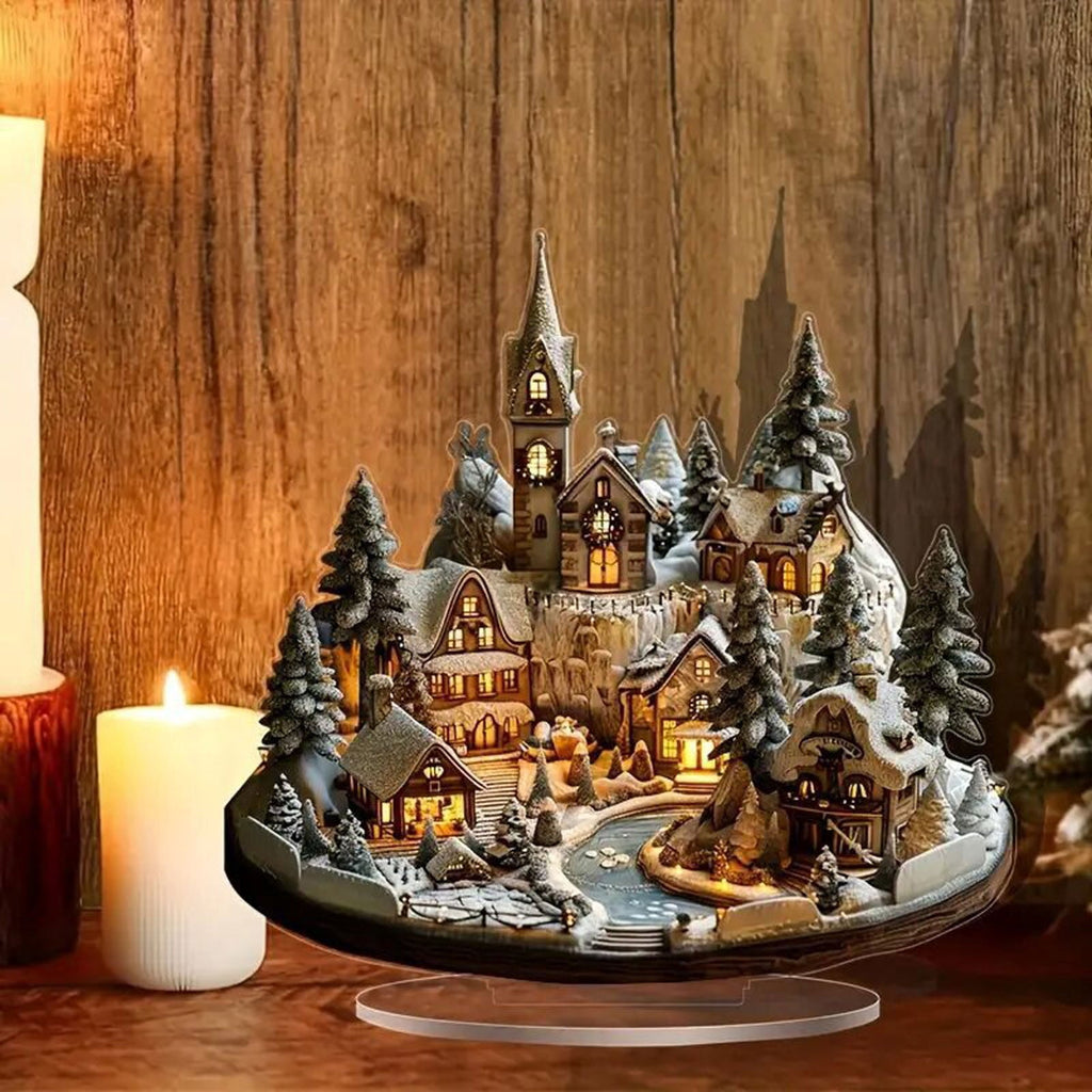 Christmas Nativity Scene Desktop Decor, Office Or Home Holiday Decoration, 1 Piece
