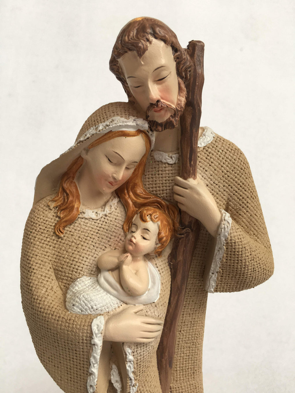 Christmas 12” Beige and White Nativity