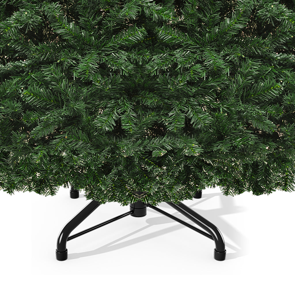Dextrus 6ft Artificial Christmas Tree, Spruce Holiday Christmas Pine Tree with 880 Branch Tips & Metal Hinges, for Home, Office and Party Decor, Green