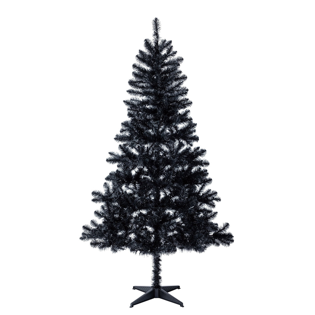 6.5' Pre-Lit Madison Pine Green Artificial Christmas Tree with Color-Changing LED Lights and Stand, by Holiday Time