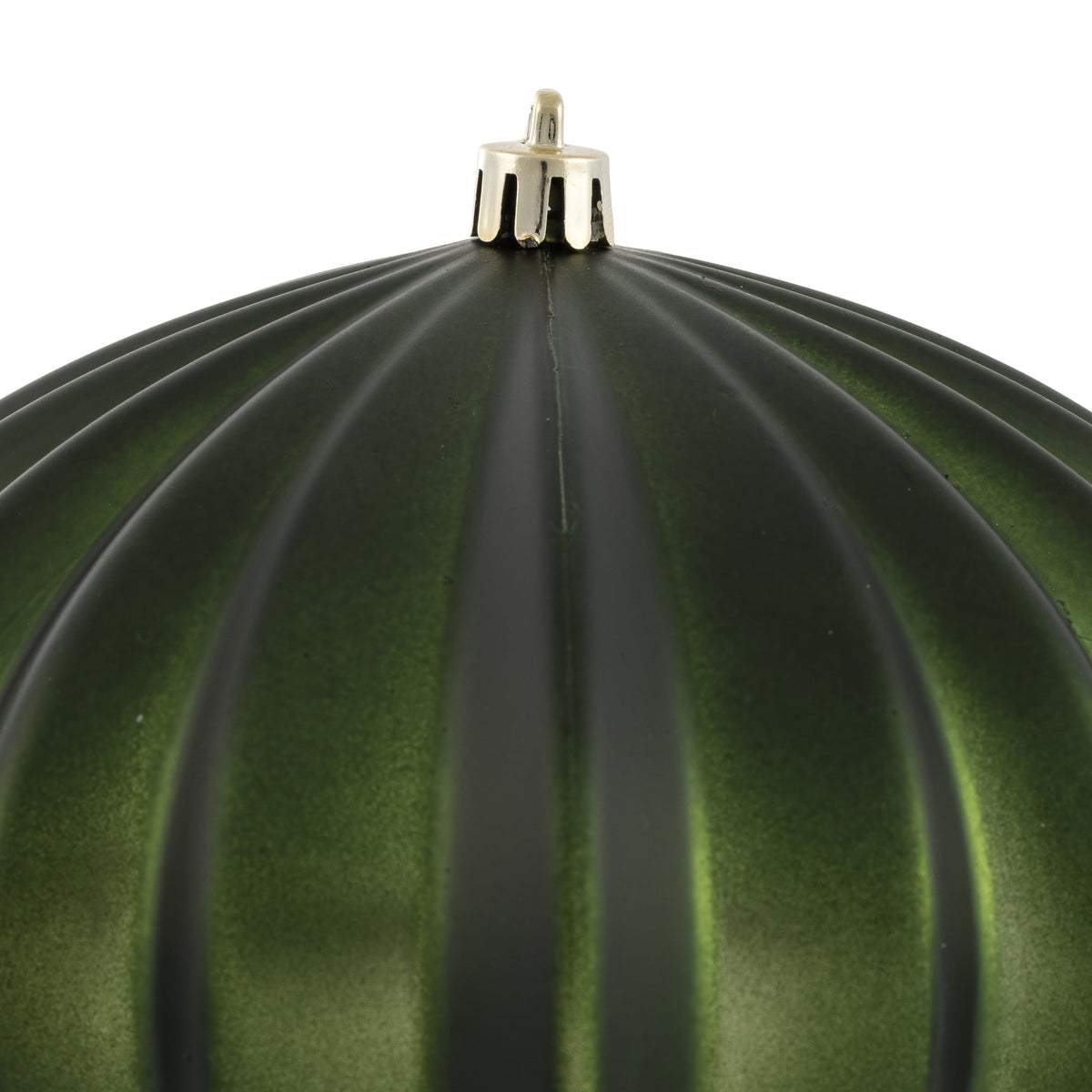 Vickerman 5.7" Burnished Orange Matte Onion Christmas Ornament, UV treated, Set of 3