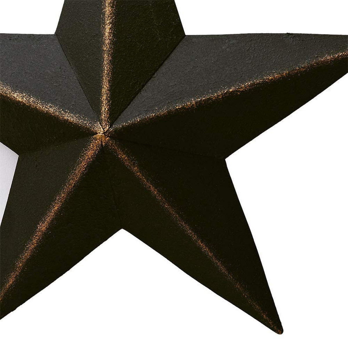 American Metal Barn Star Patriotic Star Hanging Wall Decor Outdoor Indoor Texas Star Ornament Christmas Home Decor 12 inch (3, Black)
