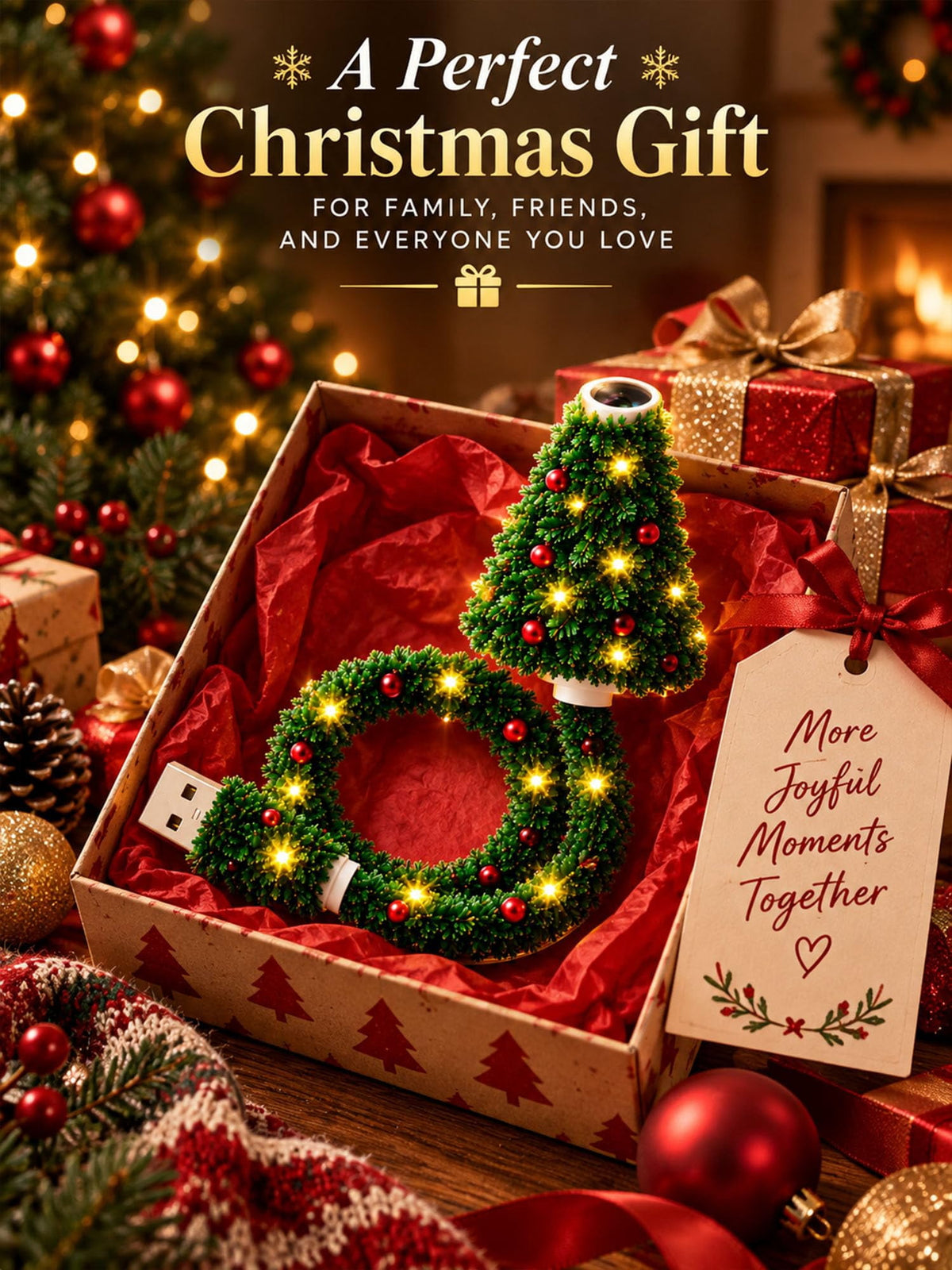 Plug and Play HD Christmas Projector, Christmas Projector Indoor, Holiday Projector Light, Plug and Play Holiday Projector Indoor Christmas Decorations for Home, Wall and Party