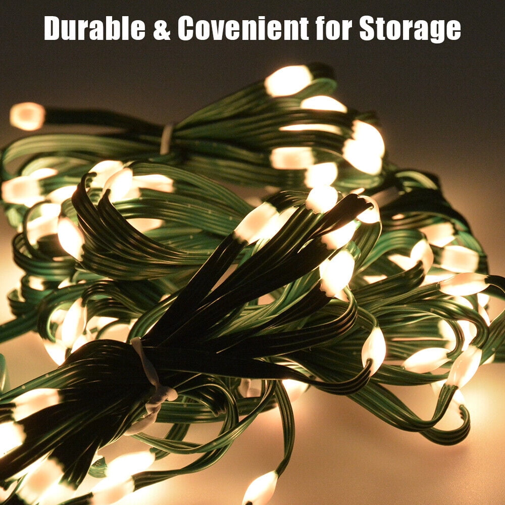IC ICLOVER Christmas String Lights, 6.56FT x 400LEDs Waterfall String Lights, App Control with Remote, 10 Modes Christmas Tree Lights Waterproof for Indoor Outdoor Xmas Decorations