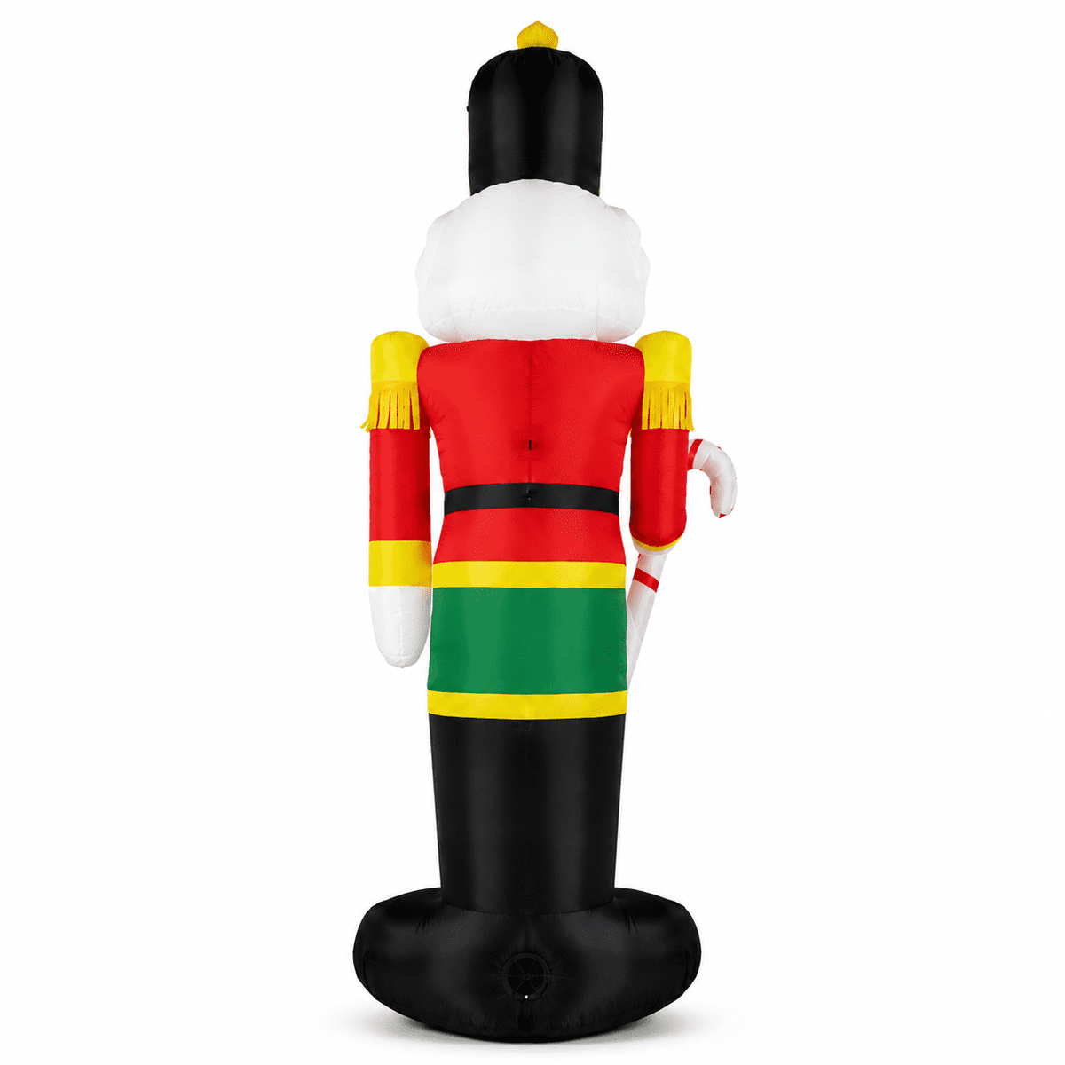 Yexmas 12FT Christmas Inflatable Nutcracker Soldier, Blow Up Yard Xmas Decor with LED Light&Candy Cane for Holiday Party Lawn Garden Outdoor Decor