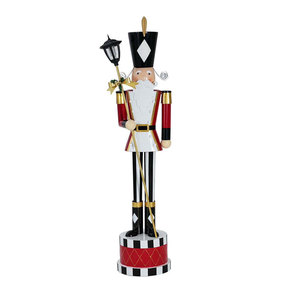 Christopher Knight Home 64" Iron King Nutcracker Soldier with Scepter, Ornament Christmas Decoration