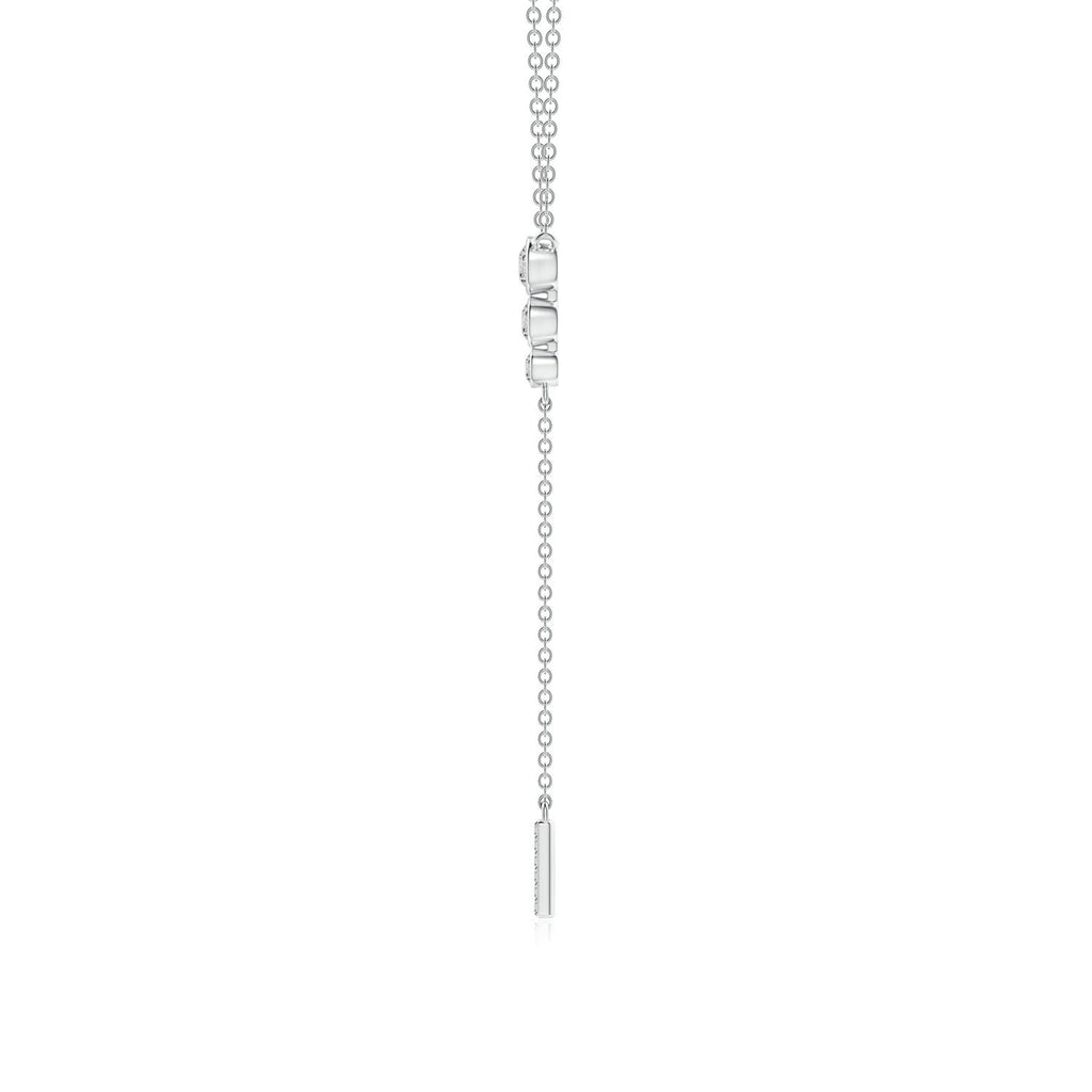 Angara Necklace - Natural Diamond Lariat Necklace in 14K Yellow Gold for Women | April Birthstone Jewelry, Birthday, Anniversary, Christmas, Jewelry Gift for Women