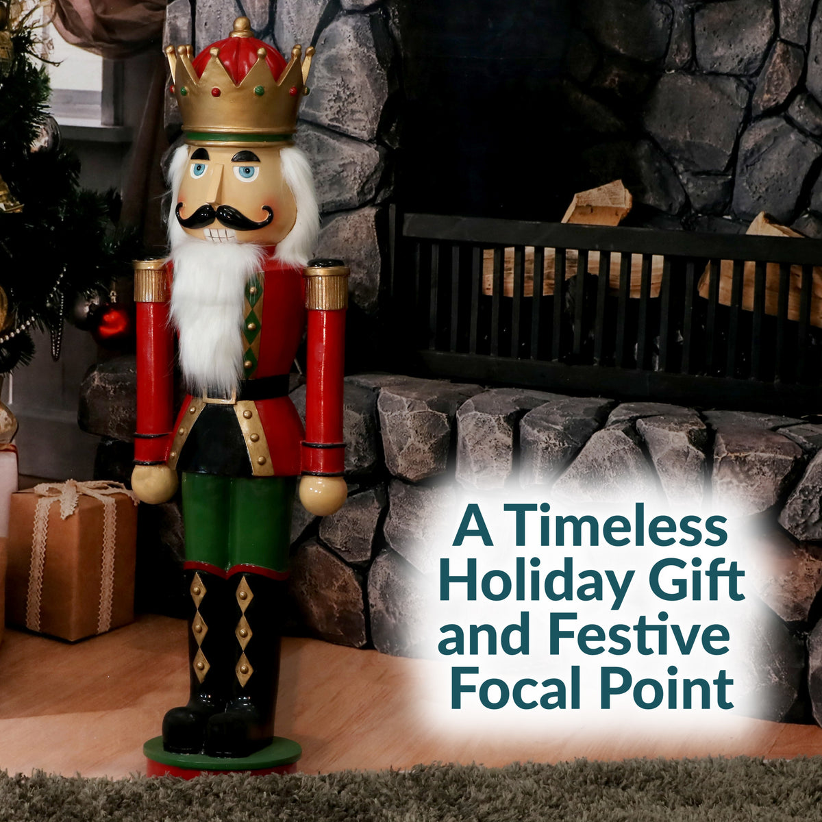 Sunnydaze Matthias the Nutcracker Prince Indoor/Outdoor Christmas Decor