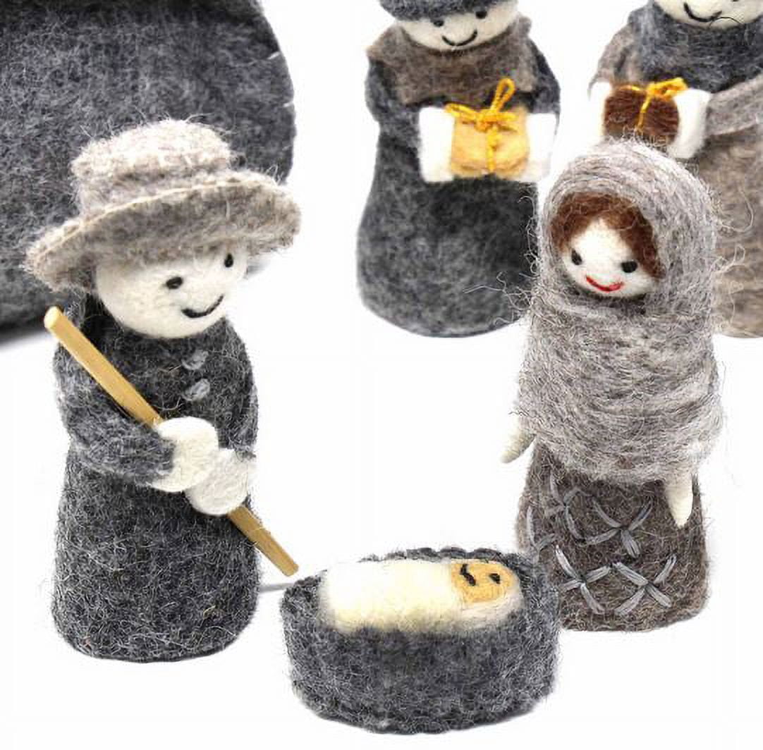 Christmas Nativity 12 Piece Set, Holy Nativity Scene, Holiday Decorating