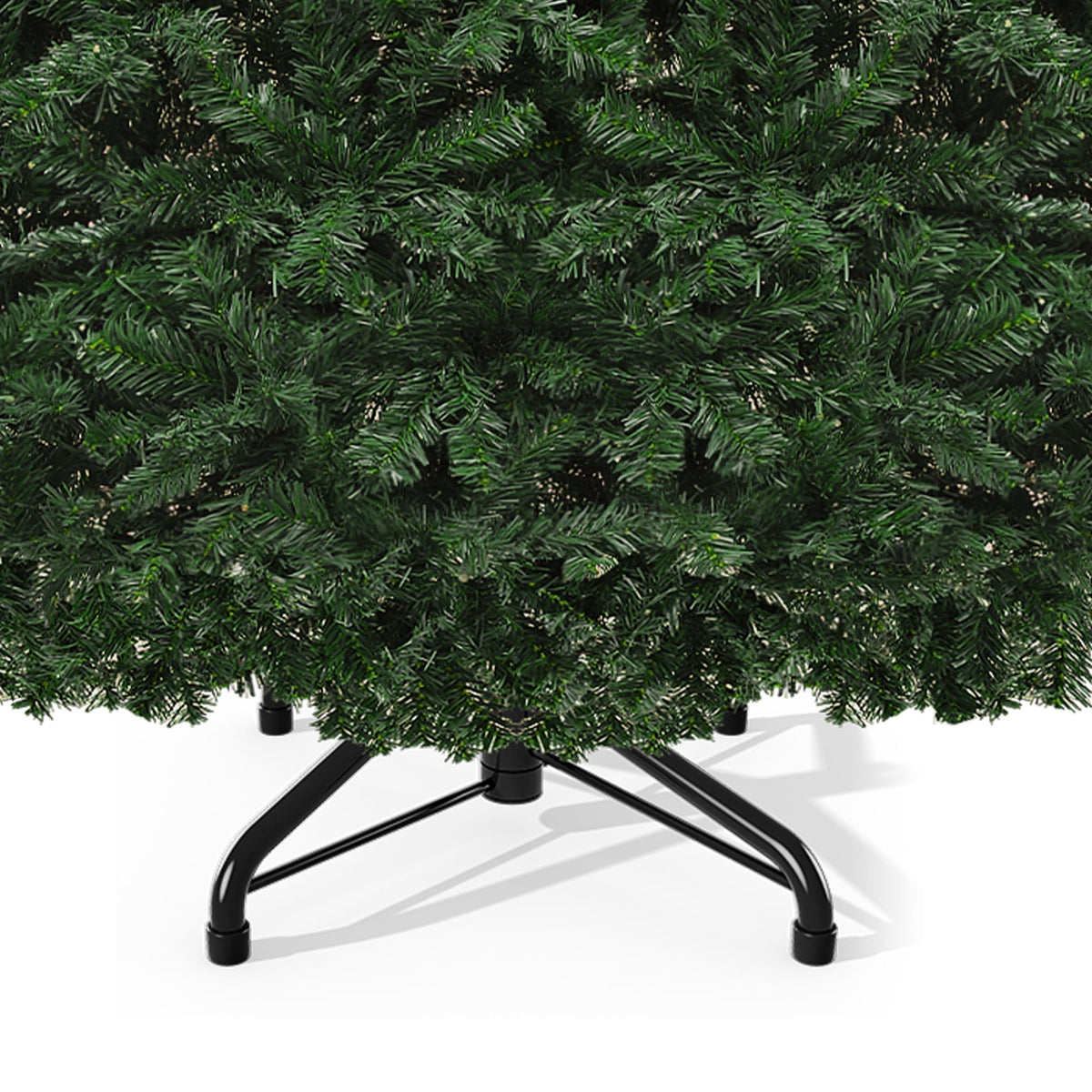 Dextrus 6ft Artificial Christmas Tree, Spruce Holiday Christmas Pine Tree with 880 Branch Tips & Metal Hinges, for Home, Office and Party Decor, Green