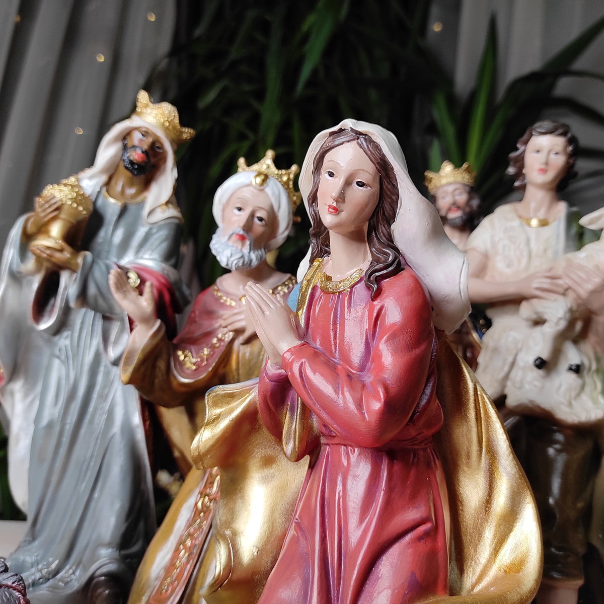 Nativity Set Nativity Scene Holidays Decoration Christmas Stable Birthday Gift 11 Piece 12''