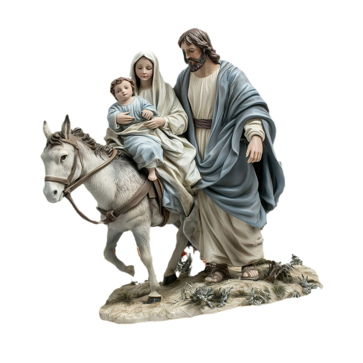 yotijay Holy Family Nativity Scene Christmas Decoration Ornament Stakes Outside Backyard